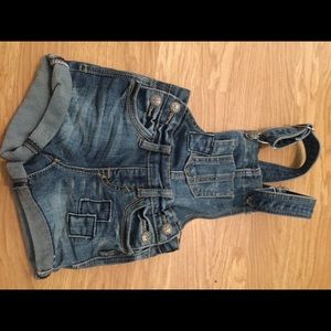 New toddler overall shorts